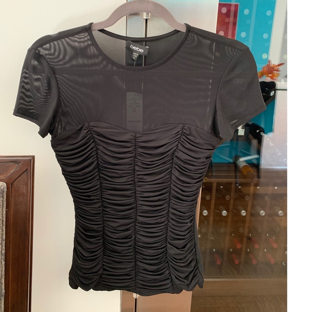 Bebe satin top